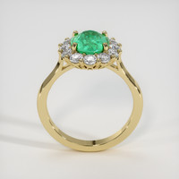 1.72 Ct. Emerald Ring, 18K Yellow Gold 3