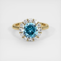 3.38 Ct. Gemstone Ring, 18K Yellow Gold 1