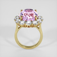 18.30 Ct. Pink Kunzite Ring, 18K Yellow Gold 3