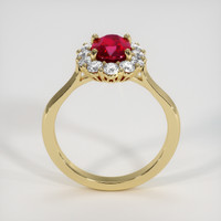 2.04 Ct. Ruby Ring, 18K Yellow Gold 3