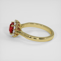 1.51 Ct. Ruby Ring, 18K Yellow Gold 4