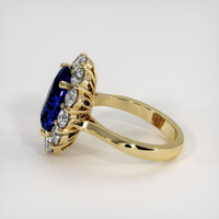 4.07 Ct. Sapphire Ring, 18K Yellow Gold 4