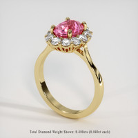 1.76 Ct. Sapphire Ring, 18K Yellow Gold 2