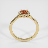 0.60 Ct. Sapphire Ring, 18K Yellow Gold 3