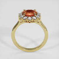 1.75 Ct. Padparadscha Sapphire Ring, 18K Yellow Gold 3