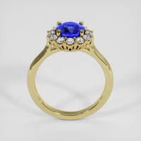 2.15 Ct. Blue Sapphire Ring, 18K Yellow Gold 3