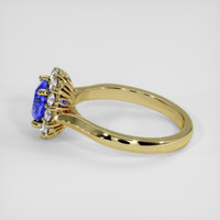 2.15 Ct. Blue Sapphire Ring, 18K Yellow Gold 4