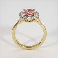 2.91 Ct. Pink Sapphire Ring, 18K Yellow Gold 3