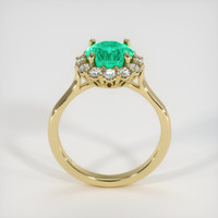 1.95 Ct. Emerald Ring, 18K Yellow Gold 3