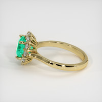 1.95 Ct. Emerald Ring, 18K Yellow Gold 4