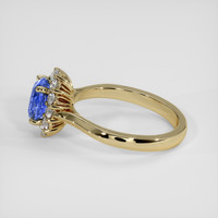 1.97 Ct. Blue Sapphire Ring, 18K Yellow Gold 4