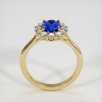 1.14 Ct. Sapphire Ring, 18K Yellow Gold 3