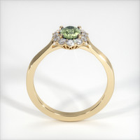 1.10 Ct. Sapphire Ring, 18K Yellow Gold 3