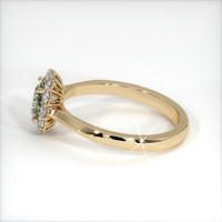 1.10 Ct. Sapphire Ring, 18K Yellow Gold 4