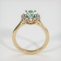 1.79 Ct. Bluish Green Sapphire Ring, 18K Yellow Gold 3