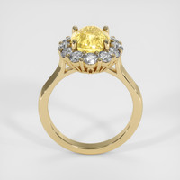 4.01 Ct. Yellow Sapphire Ring, 18K Yellow Gold 3