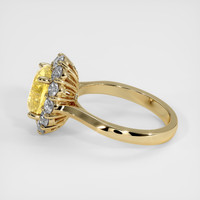 4.01 Ct. Yellow Sapphire Ring, 18K Yellow Gold 4