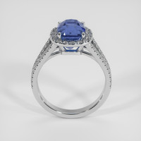 3.69 Ct. Blue Sapphire Ring, Platinum 950 3