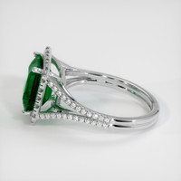 2.75 Ct. Emerald Ring, Platinum 950 4