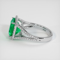 4.73 Ct. Emerald Ring, Platinum 950 4