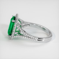 2.75 Ct. Emerald Ring, Platinum 950 4