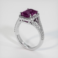 3.01 Ct. Gemstone Ring, Platinum 950 2