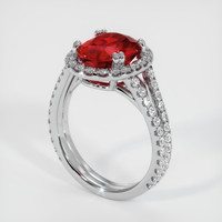 Ruby Ring 4.10 Ct. Platinum 950 Preview
