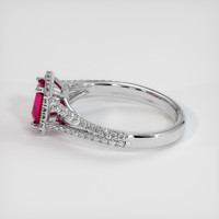 0.84 Ct. Ruby Ring, Platinum 950 4