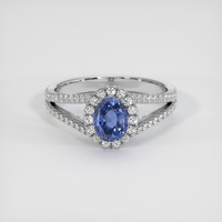 1.71 Ct. Sapphire Ring, Platinum 950 1
