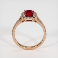 1.55 Ct. Ruby Ring, 14K Rose Gold 3