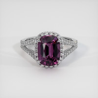3.01 Ct. Gemstone Ring, 14K White Gold 1