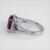 3.01 Ct. Gemstone Ring, 14K White Gold 4