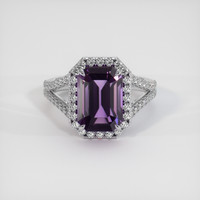 5.84 Ct. Gemstone Ring, 14K White Gold 1