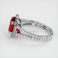Ruby Ring 4.10 Ct. 14K White Gold Preview