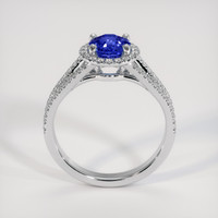 1.16 Ct. Blue Sapphire Ring, 18K White Gold 3
