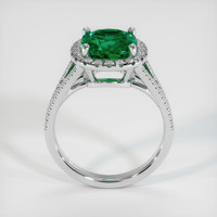 2.39 Ct. Emerald Ring, 18K White Gold 3