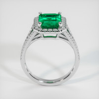 2.39 Ct. Emerald Ring, 18K White Gold 3