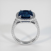 6.15 Ct. Blue Sapphire Ring, 18K White Gold 3