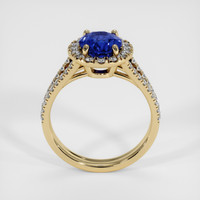 2.25 Ct. Blue Sapphire Ring, 14K Yellow Gold 3