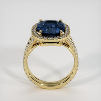 6.15 Ct. Blue Sapphire Ring, 14K Yellow Gold 3