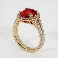 Ruby Ring 4.10 Ct., 18K Yellow Gold Preview