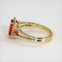 1.20 Ct. Ruby Ring, 18K Yellow Gold 4