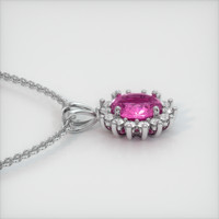 1.51 Ct. Sapphire Pendant, Platinum 950 3