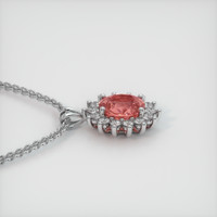 2.06 Ct. Sapphire Pendant, Platinum 950 3