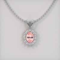 1.12 Ct. Sapphire Pendant, Platinum 950 1