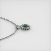 1.14 Ct. Sapphire Pendant, 14K White Gold 3