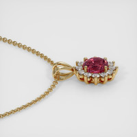 0.93 Ct. Sapphire Pendant, 14K Yellow Gold 3