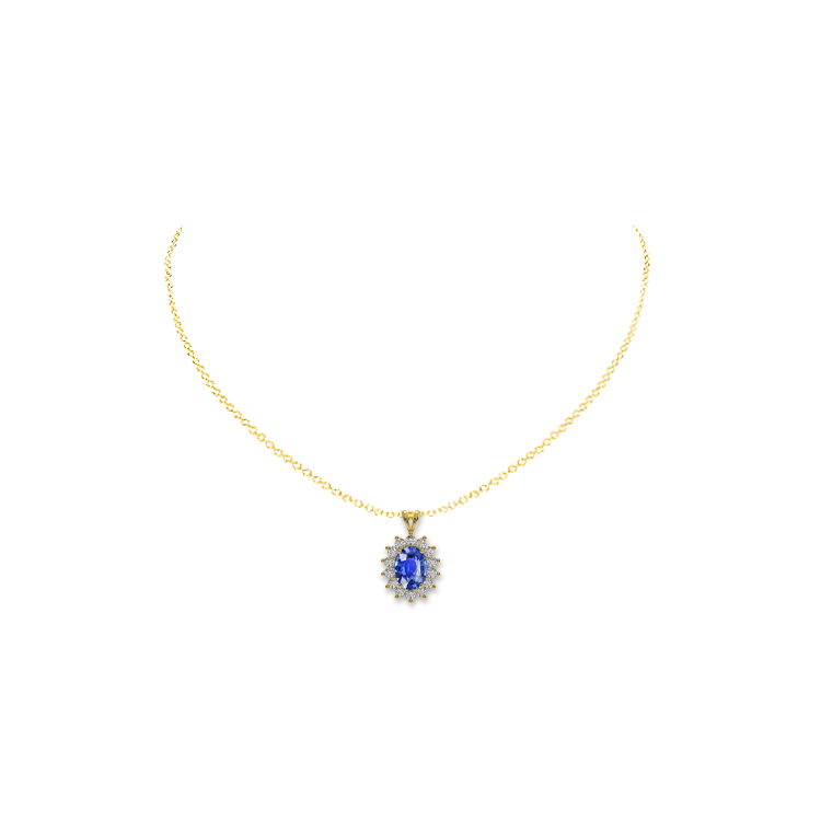 Jewelry image on model