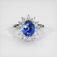 3.49 Ct. Sapphire Ring, Platinum 950 1