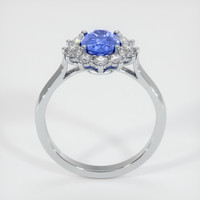 0.86 Ct. Blue Sapphire Ring, Platinum 950 3